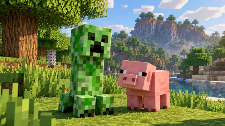 O Creeper de Minecraft nasceu de um erro ao criar um porco — e acabou virando um dos maiores símbolos do jogo