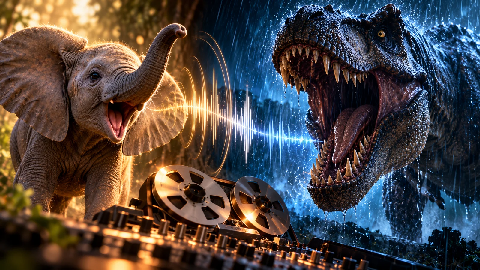 O rugido do T-Rex em Jurassic Park veio de um filhote de elefante — e o som voltou 32 anos depois